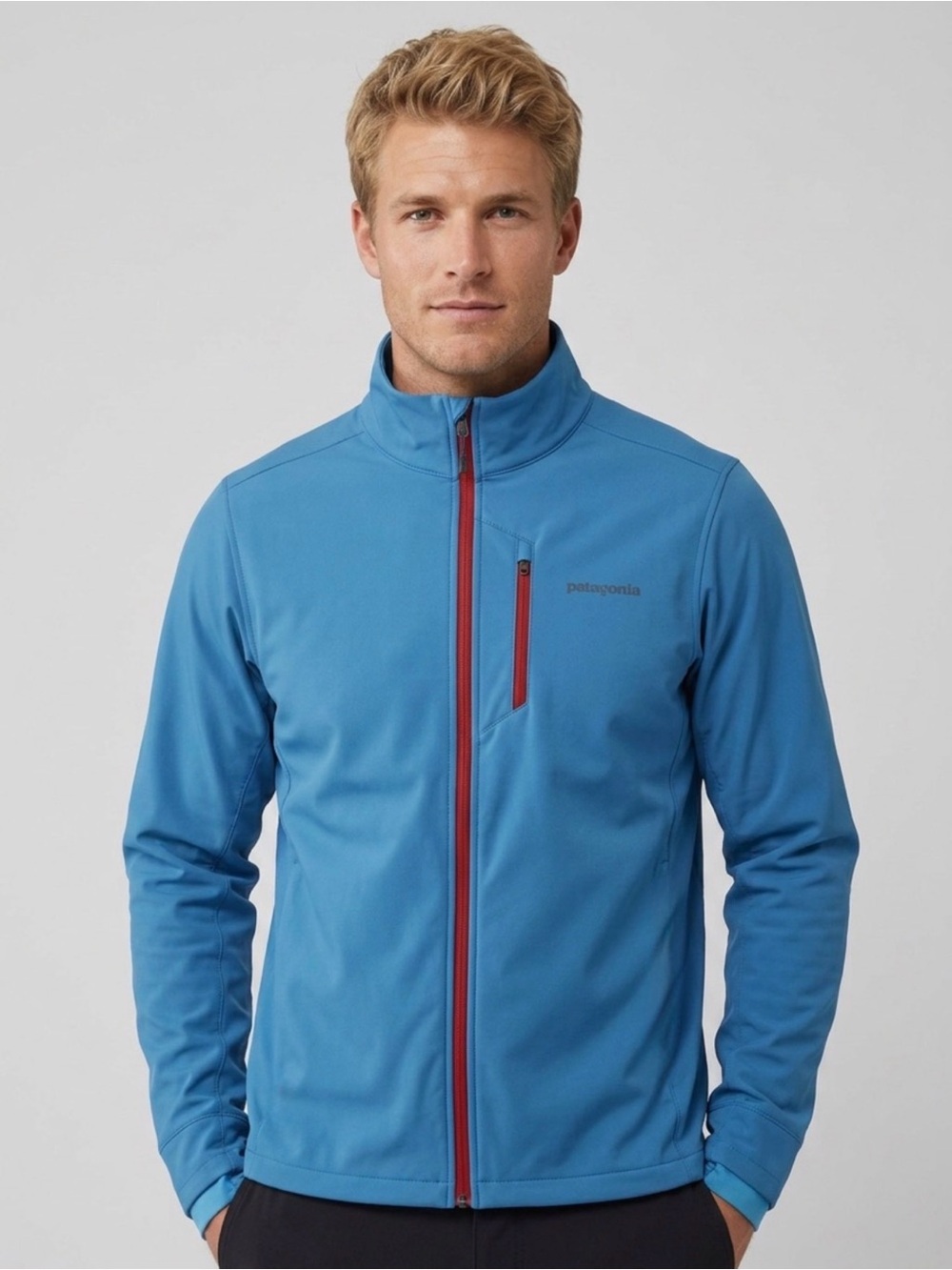 Patagonia Men's Vibrant Blue Wind Shield Jacket XS - NWOT